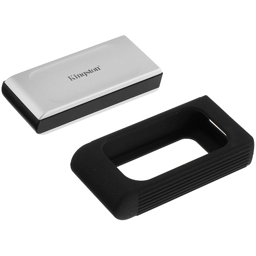 Внешний SSD-накопитель 4Tb Kingston XS2000 SXS2000/4000GA (SSD) USB 3.2 серебристый