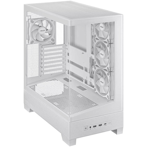 Корпус ATX Miditower ASUS A31 Plus TG ARGB White