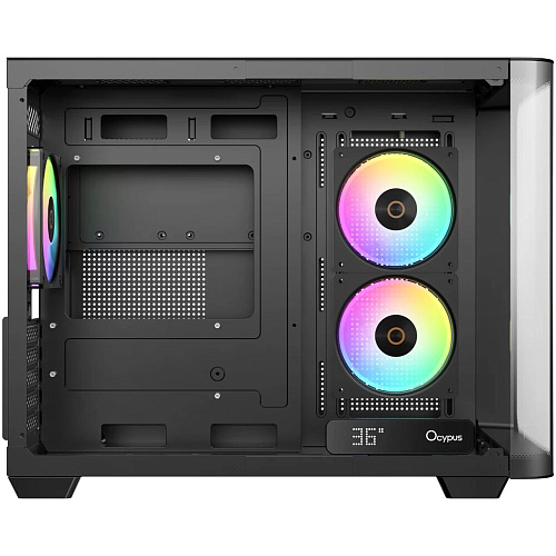 Корпус MicroATX Miditower Ocypus Iota C50 BK Curve ARGB Digital Black