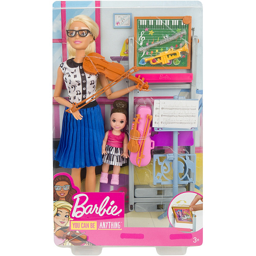 Кукла Mattel Barbie из серии "Кем быть?" DHB63/FXP18 Учитель музыки