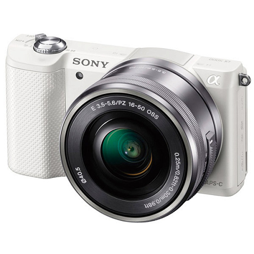Зеркальная фотокамера Sony Alpha A5000 Kit 16-50 white