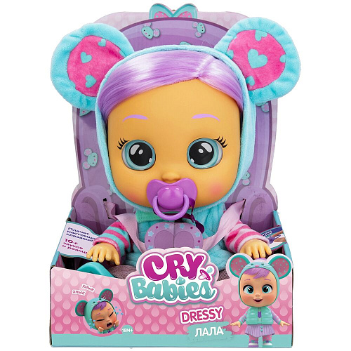 Кукла IMC Toys Crybabies Кукла Лала Dressy интерактивная плачущая 40888