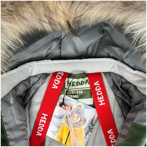Комбинезон зимний HEDDA EDD4 57010 Oliva Green низ прямой, размер 122