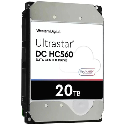 Внутренний жесткий диск 3,5" 20Tb WD (WUH722020BLE6L4 0F38785) 512Mb 7200rpm SATA3 Ultrastar DC HC560