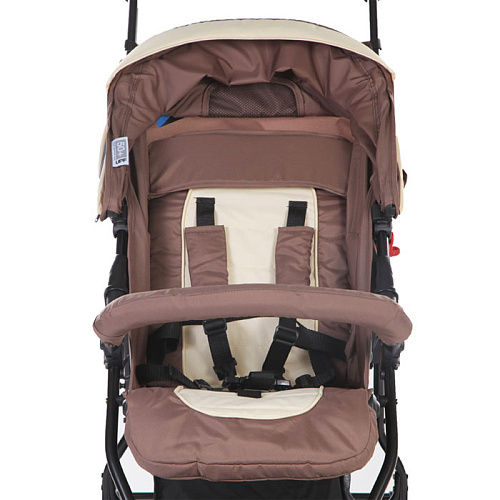 Прогулочная коляска Jetem Mira Lite (Коричневый/Бежевый (Brown/Beige))