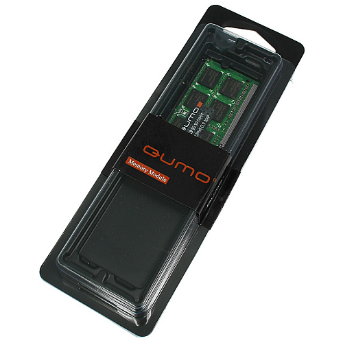 Модуль памяти SO-DIMM DDR3 8Gb PC10660 1333Mhz Qumo (QUM3S-8G1333C9R)