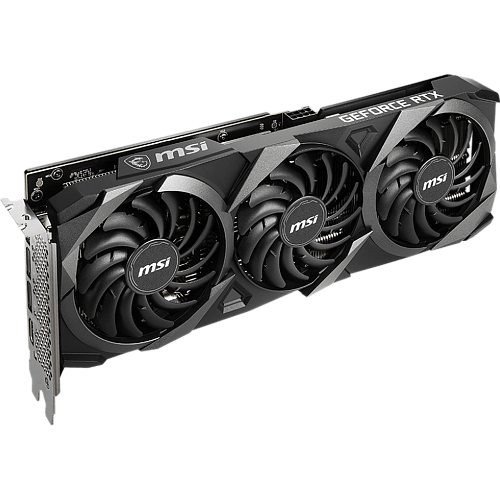 Видеокарта MSI GeForce RTX 3060 12288Mb, Ventus 3X OC (RTX 3060 Ventus 3X OC 12G) 1xHDMI, 3xDP, Ret