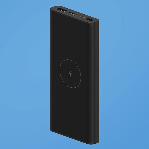 Внешний аккумулятор Xiaomi 10W Wireless Power Bank 10000 mAh, черный