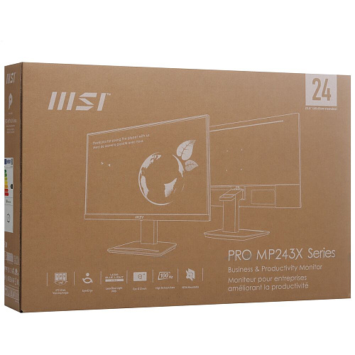Монитор 24" MSI PRO MP243XW IPS 1920x1080 4ms HDMI, DisplayPort
