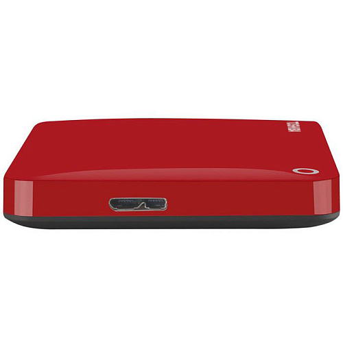 Внешний жесткий диск 2.5" 1000Gb Toshiba HDTC810ER3AA 5400rpm USB3.0 Canvio Connect II красный