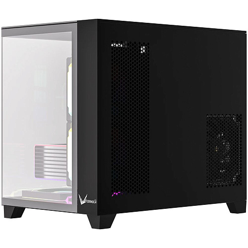 Корпус MicroATX Minitower Formula Crystal Z9ML Floe Black УЦЕНКА
