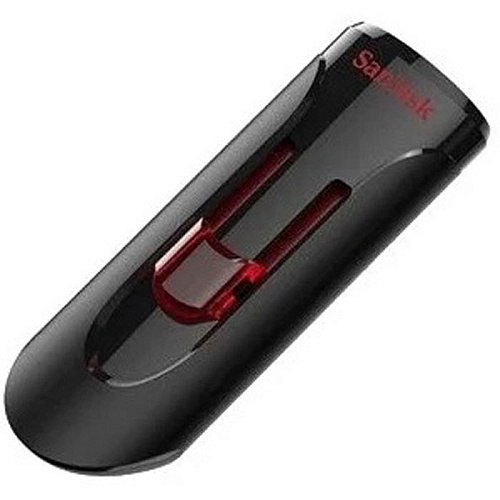 USB Flash накопитель 128GB SanDisk Cruzer Glide (SDCZ600-128G-G35) USB 3.0 Черный