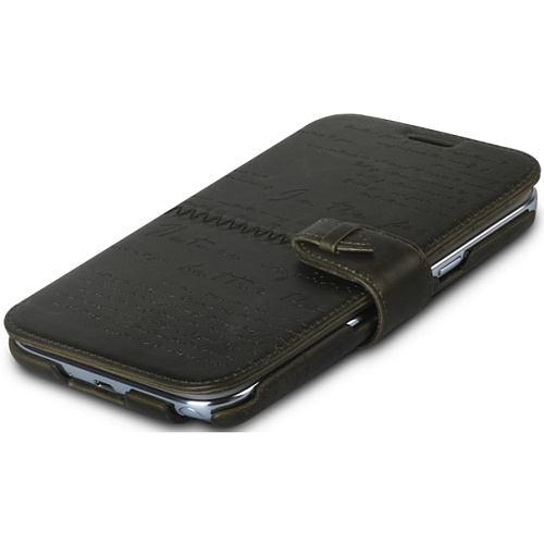 Чехол для Samsung Galaxy Note II N7100 Zenus Case Masstige Lettering Diary Khaki