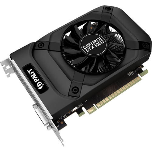 Видеокарта Palit GeForce GTX 1050 2048Mb (PA-GTX1050 StormX 2G) DVI-D, HDMI, 3xDP Ret
