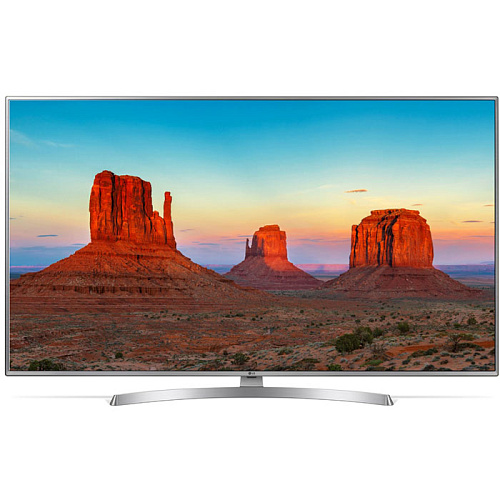 Телевизор 43" LG 43UK6510 (4K UHD 3840x2160, Smart TV, USB, HDMI, Bluetooth, Wi-Fi) серебристый