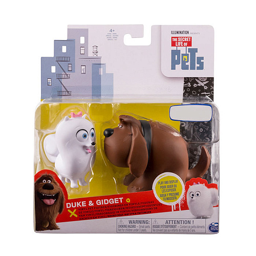 Игровой набор Secret Life of Pets Виниловые фигурки 2 шт Дюк и Гиджет 72816