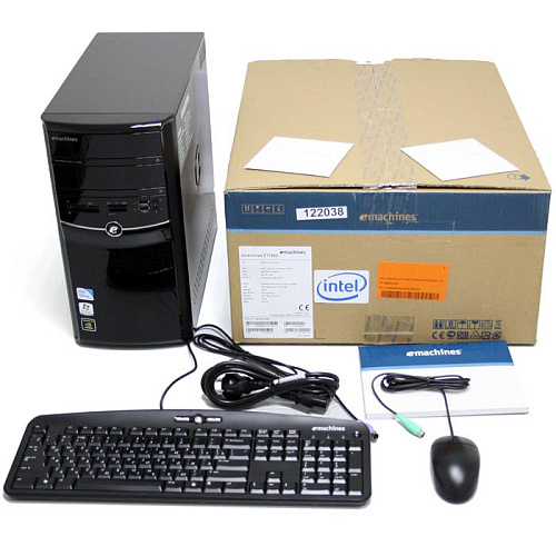 Acer eMachines ET1850 E5700/2/160/DVD/GF 315 512Mb/Win7 St PT.NBNE8.017 kb+mouse