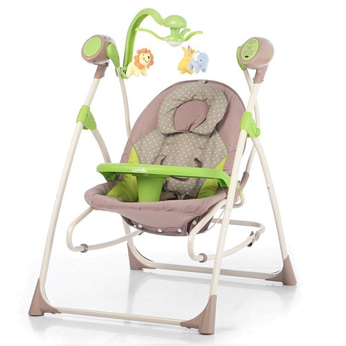 Колыбель-качели детские Carrello Nanny 3 в 1 CRL-0005 Green Dot