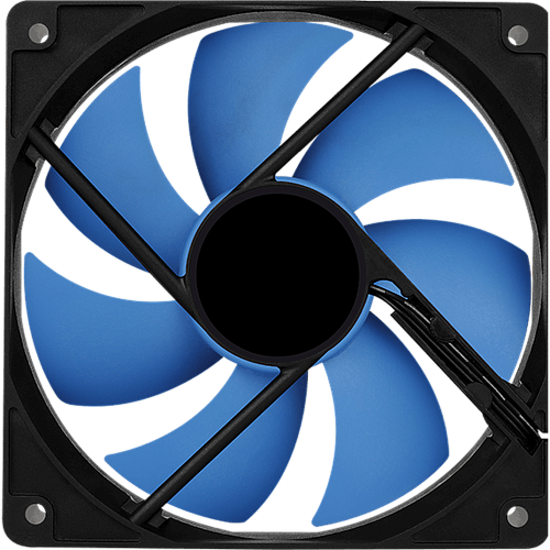 Вентилятор 120x120 AeroCool Force 12 Blue Ret