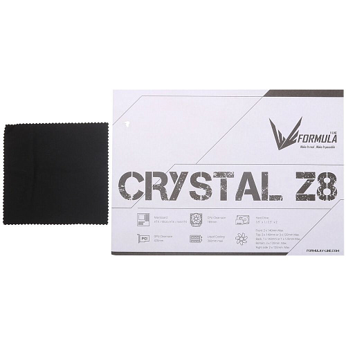 Корпус ATX Miditower Formula Crystal Z8 Floe White