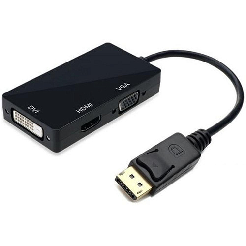 Переходник Display port (m) - HDMI/DVI/VGA Orient C309