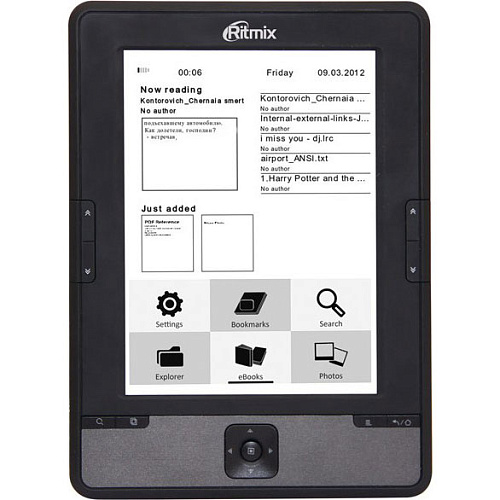 Электронная книга Ritmix RBK-610 черный