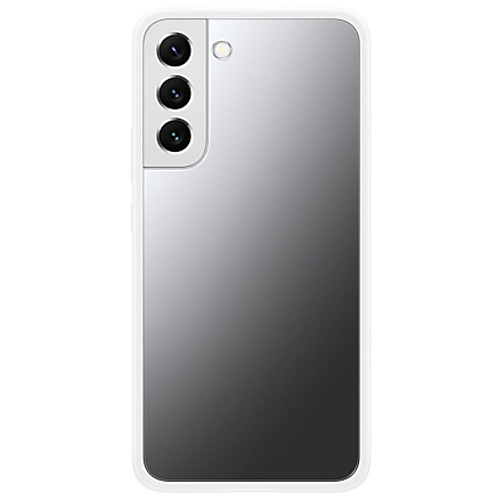 Чехол для Samsung Galaxy S22+ Frame Cover белый/прозрачный