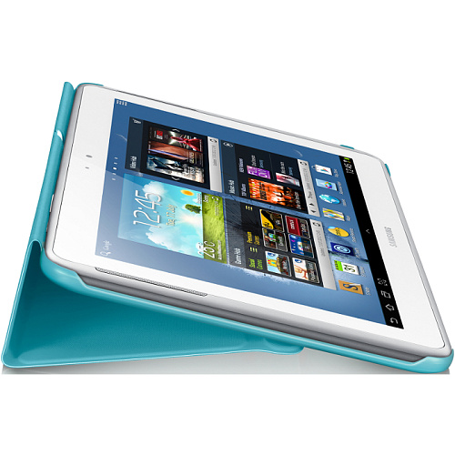 Чехол для Samsung Galaxy Note N8000 Samsung голубой, книжка (EFC-1G2NLECSER)