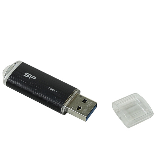 USB Flash накопитель 64GB Silicon Power Blaze B02 (SP064GBUF3B02V1K) USB 3.1 Черный