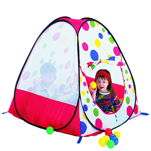 Игровая палатка с мячиками (100 шт) Calida Конус (104х104х110см)