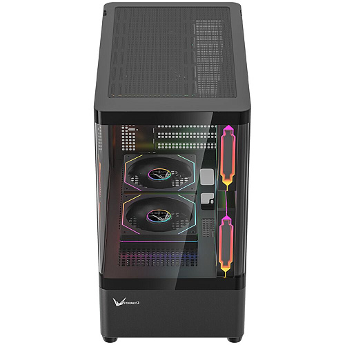 Корпус MicroATX Minitower Formula Crystal U1M Floe Black