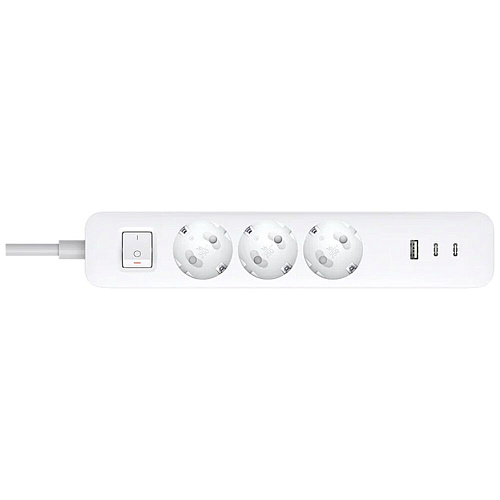Сетевой фильтр Xiaomi 20W Power Strip (2C1A) 1м. 3 розетки USB-A + 2xUSB-C