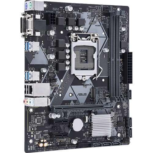 Материнская плата ASUS Prime B365M-K B365 Socket-1151v2 2xDDR4, 6xSATA3, 1xM.2, 1xPCI-E16x, 4xUSB3.1, D-Sub, DVI-D, Glan, mATX УЦЕНКА
