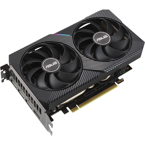 Видеокарта ASUS GeForce RTX 3060 12288Mb, Dual O12G-V2 LHR (Dual-RTX3060-O12G-V2) 1xHDMI, 3xDP, Ret