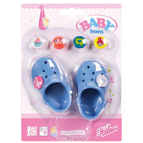 Zapf Creation Baby born Сандалии фантазийные (синие) 822-067