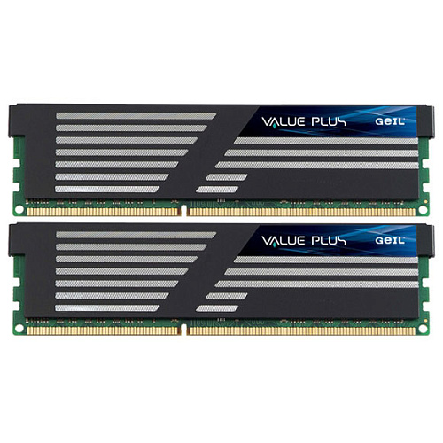Модуль памяти DIMM 8Gb 2x4Gb KIT DDR3 PC12800 1600MHz Geil (GVP38GB1600C9DC)