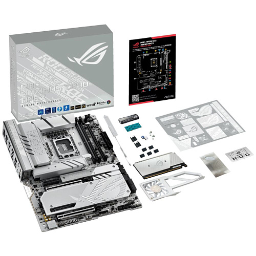 Материнская плата ASUS ROG Maximus Z890 Apex Z890 Soc-1851 2xDDR5, 4xSATA3, RAID, 6хM.2, 4xPCI-E16x, 8xUSB3.2, 3xUSB3.2 Type C, DP, HDMI, WiFi, 5Glan, ATX