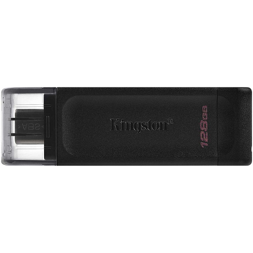 USB Flash накопитель 128GB Kingston DataTraveler 70 (DT70/128GB) USB Type C Черный