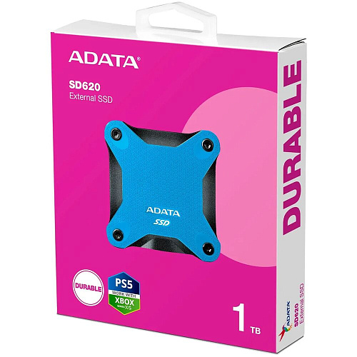 Внешний SSD-накопитель 1Tb A-DATA SD620 SD620-1TCBL (SSD) USB 3.2 синий