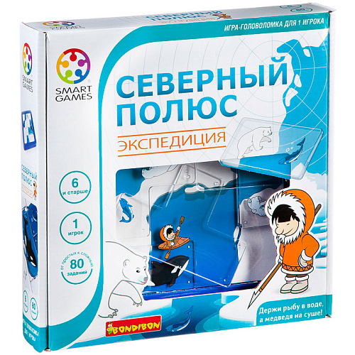 Логическая игра Bondibon Северный полюс. Экспедиция ВВ1881