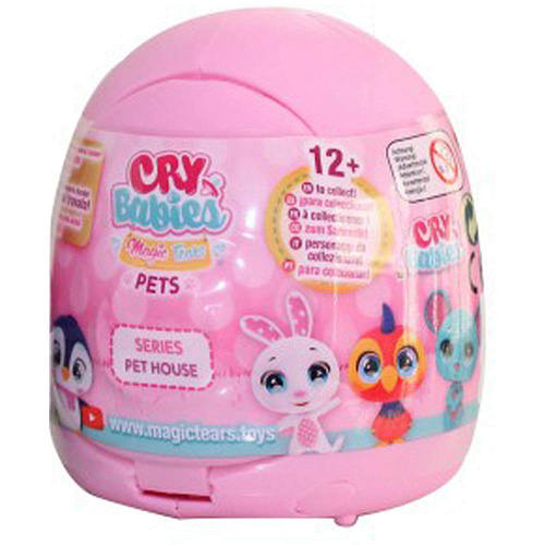 IMC Toys Crybabies Magic Tears Плачущий питомец с аксессуарами 91085/97971/1 розовая упаковка