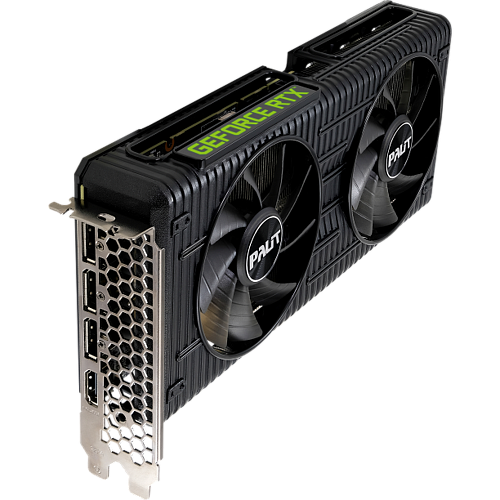 Видеокарта Palit GeForce RTX 3060 12288Mb, Dual 12G (NE63060019K9-190AD) 1xHDMI, 3xDP, Ret