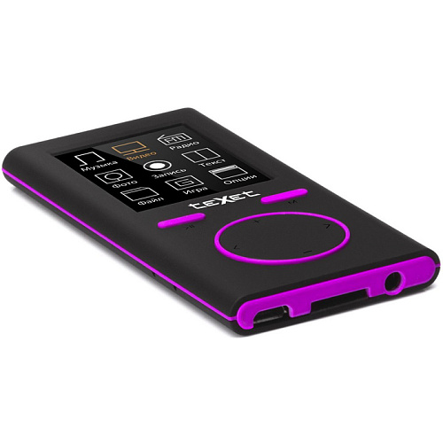 MP3-плеер teXet T30 8Гб, фиолетовый