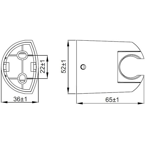 Держатель для лейки IDDIS 020CP00I53