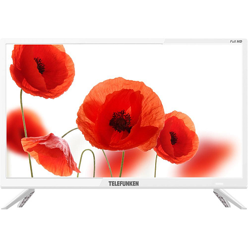 Телевизор 24" Telefunken TF-LED24S72T2 (HD 1366x768) белый УЦЕНКА