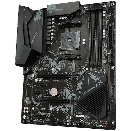 Материнская плата Gigabyte B550 Gaming X V2 B550 Socket AM4 4xDDR4, 4xSATA3, RAID, 2xM.2, 2xPCI-E16x, 4xUSB3.2, DVI-D, HDMI, Glan, ATX УЦЕНКА