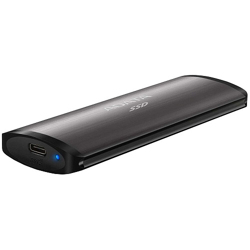 Внешний SSD-накопитель 2Tb A-DATA SE760 ASE760-2TU32G2-CTI (SSD) USB 3.1 Type C черный