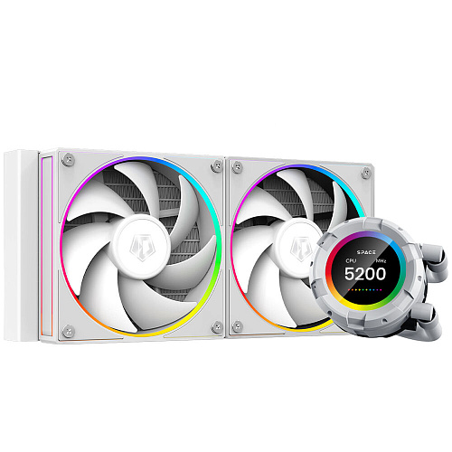 Система водяного охлаждения ID-Cooling SL240 White 1150/1155/S1156/1151/1200/1700, AM4/AM5