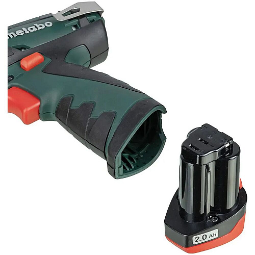 Аккумуляторная дрель-шуруповерт Metabo PowerMaxx BS 2020 Basic, 12 В, 2.0 А·ч х2, коробка 600984000