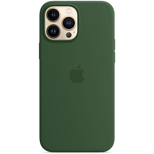 Чехол для Apple iPhone 13 Pro Max Silicone Case with MagSafe Clover